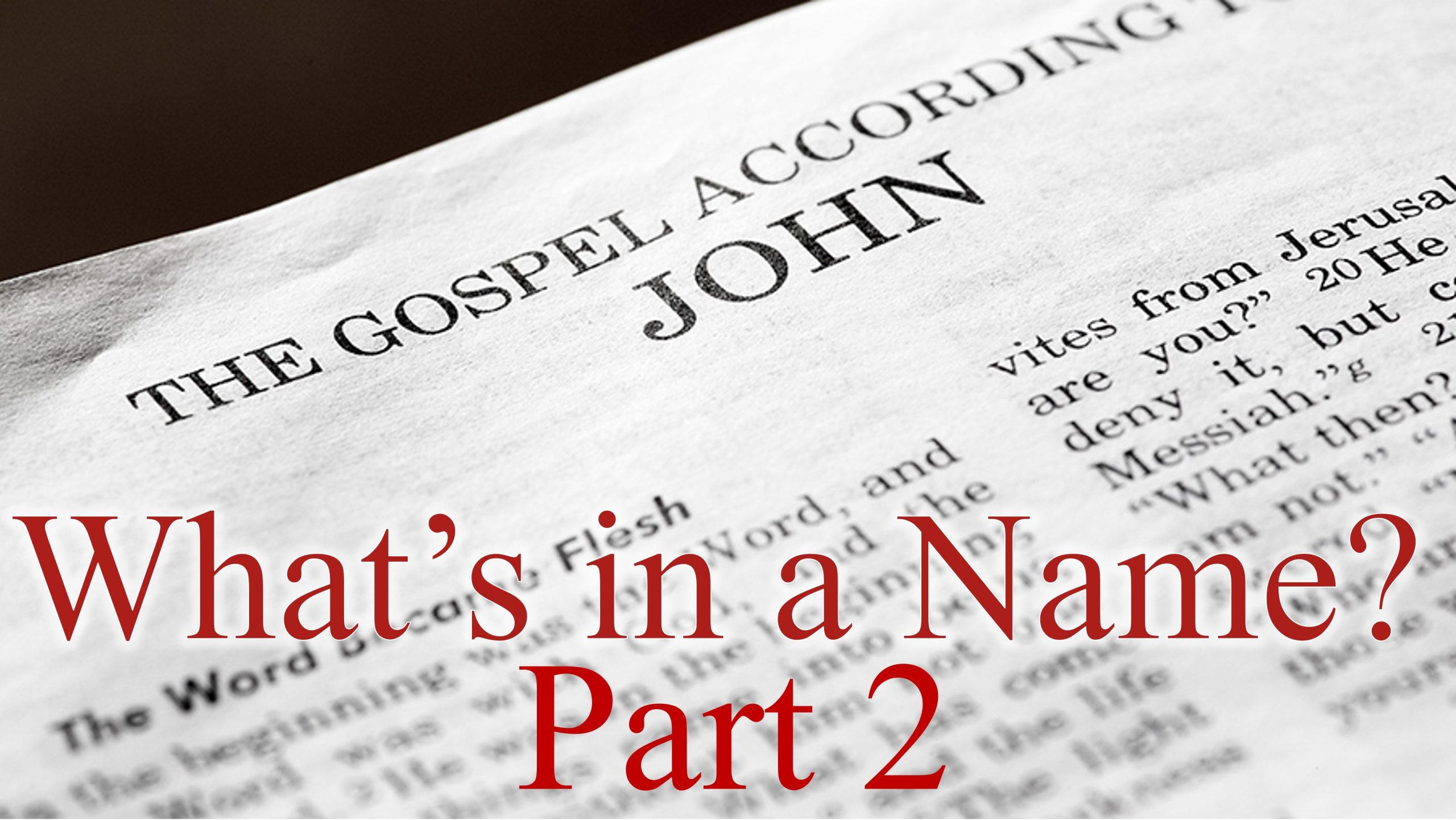 You are currently viewing The Book of John Continues – Oct. 2nd