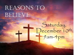 Read more about the article Reasons To Believe Seminar – December 10th