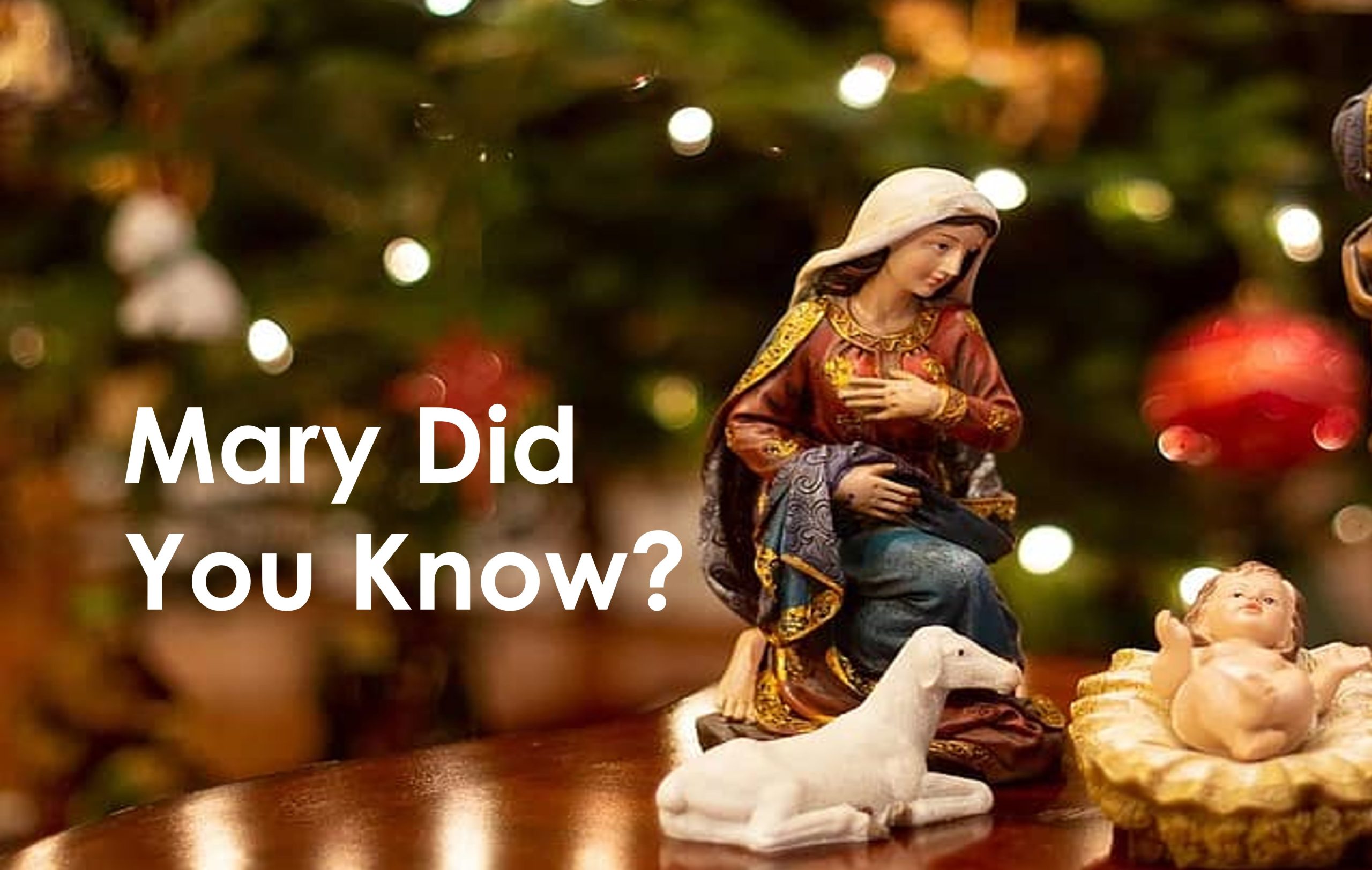 You are currently viewing Mary Did You Know – December 18th