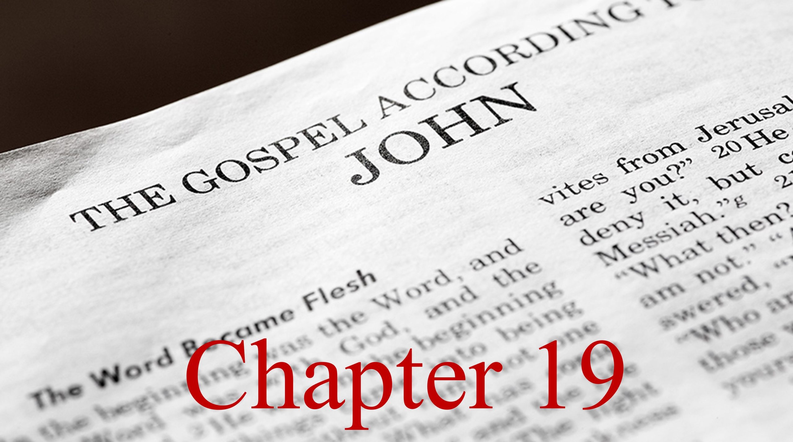 You are currently viewing John 19: Sentencing & Execution – March 5th